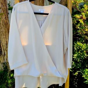 Prologue top with draped front